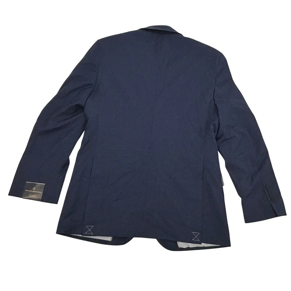 Brooks Brothers Explorer Sport Coat Mens 38R Navy Blue Regent Fit Wool Blazer